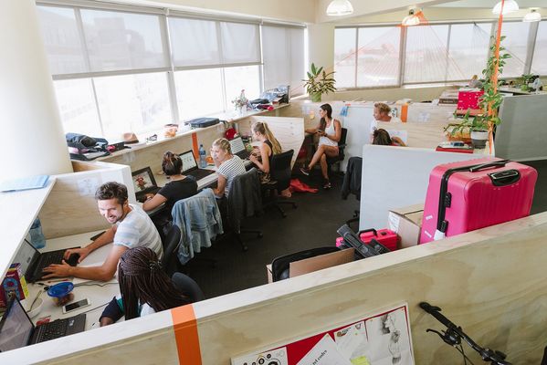 Members at work at Cape Town Office, 2016