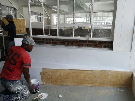 Finishing the brickwork, November 2018