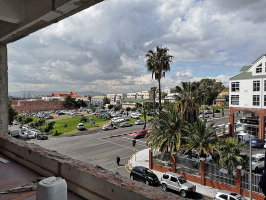 The view over Roeland Street during the 2018 build